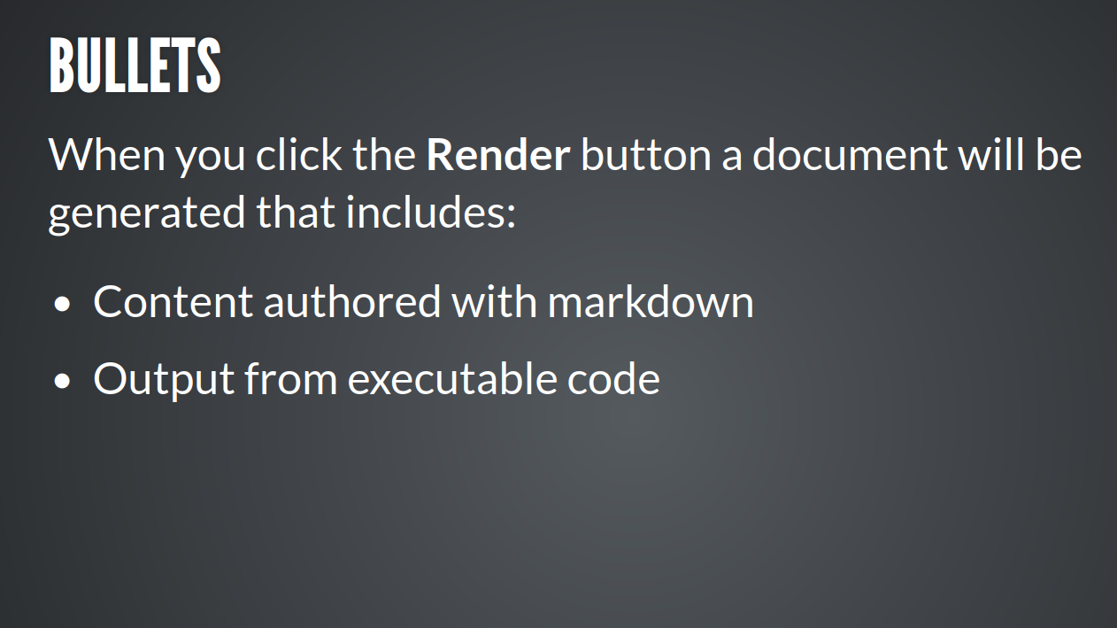 Example text page of Quarto reveal.js theme Default
